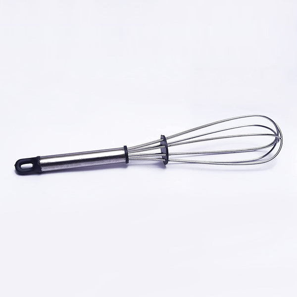 Stainless steel balloon whisk with a sturdy handle