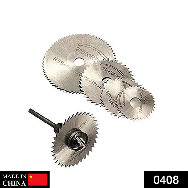 High-speed steel saw blades for cutting various materials.