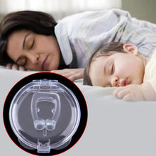 Magnetic nose clip to reduce snoring for peaceful sleep