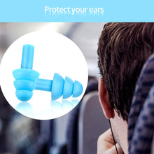 Reusable soft foam ear plugs, ideal for sleeping and noise reduction, set of 2.