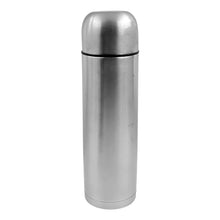 Vacuum Flask Without Cover, 18/8 Stainless Steel | Hot and Cold Water Bottle with Push-Down Lid | Double Walled Stainless Steel Bottle for Travel, Home, Office, School, Picnic (1000 ML / Without Cover)