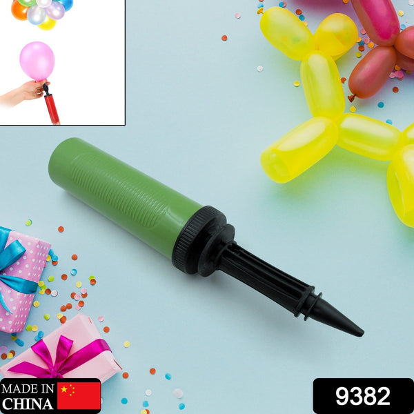 Balloon pump for inflating party and wedding balloons