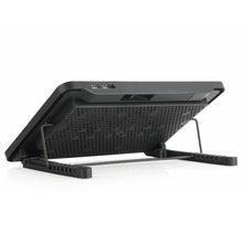 Laptop Cooler Cooling Pad with 2 Quiet Led Fans, Dual USB Ports, Portable Ultra Slim USB Powered 7 Heights Adjustable Laptop Stand for Gaming Laptop