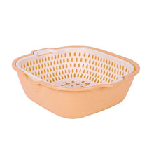 Versatile basket strainer for washing fruits and vegetables