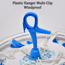 Plastic clothes clips for hangers, multiple colors