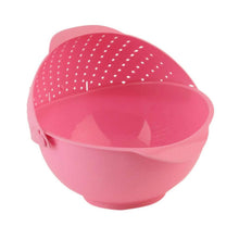 Colorful wash basket with rotating design