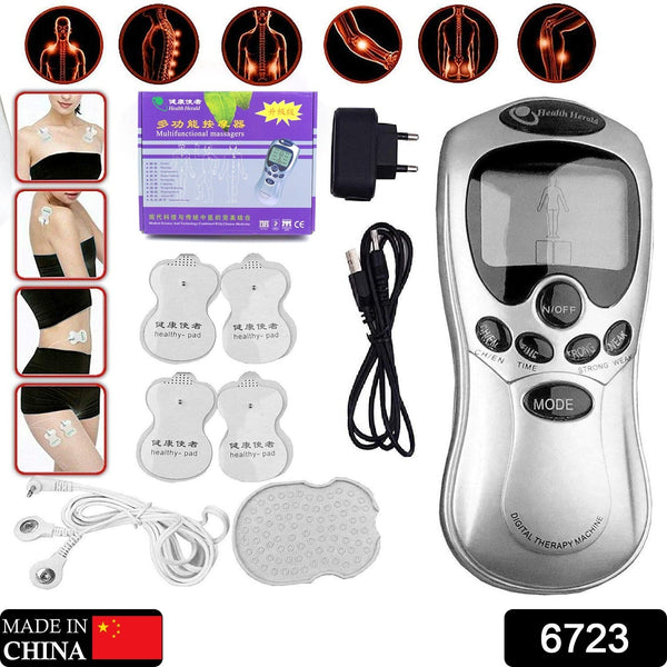 Massager with electrode pads and charger