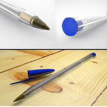 Detailed image of the ball pen, emphasizing its smooth writing capability and comfortable grip