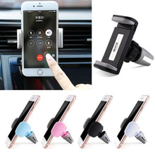 Car phone holder with air vent attachment