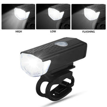 LED bike headlight with USB charging