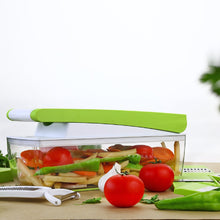 Snowpearl 14-in-1 quick dicer, versatile kitchen tool by House of Sensation, various perspectives.