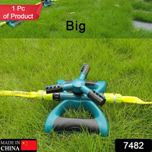 360 Degree 3 Arm Sprinkler for Watering Garden and Lawn Irrigation Yard Water Sprayer