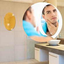 Self-adhesive mirror panels for bathroom decor